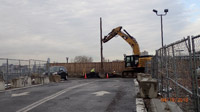 April 2018 - Temporary electric installation in South Parking Lot