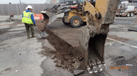 May 2019 - Trenching for Pier Building Gas Line Relocation