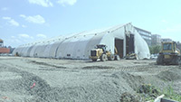 August 2020 - Surface Preparation Before Moving the Central Tent