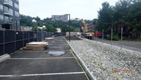 July 2017 - Preparation of area south of 115 River Road Building for remediation