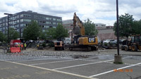 June 2018 - Temporary Sewer Line Installation in South Parking Lot