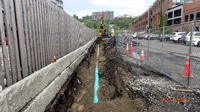 May 2018 - Temporary Sewer Line Installation in South Parking Lot