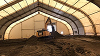 May 2020 - Grading in the Bulkhead Tent