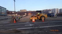 December 2018 - Preparing Auxiliary Parking Lot Area for Paving