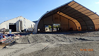 October 2020 - Placing Tent Section in Southwest Area