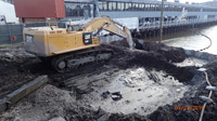 September 2019 - Soil Mixing Outside Tent South of Pier Building
