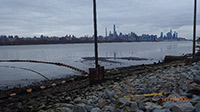 November 2020 - Cutting and Removing Sheet Along Hudson River