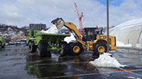 February 2021 - Snow Removal in Pier Parking Lot