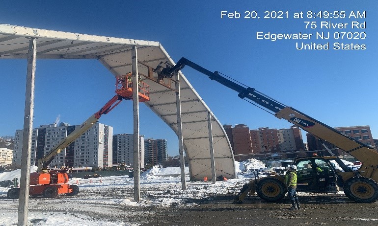 February 2021 - Disassembly of the Southwest Tent