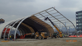 March 2021 - Central Pier Tent Disassembly